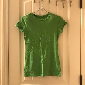Plain green tee shirt